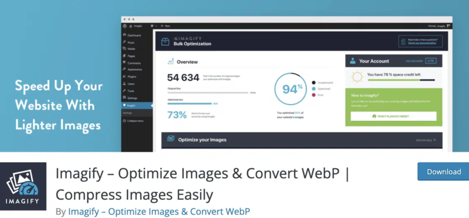 Imagify - WordPress Image Optimizer Plugin